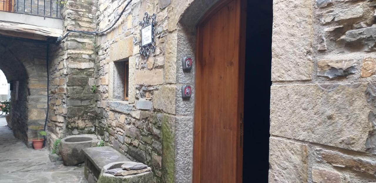 Vistas A La Montana En Un Pueblo Con Encanto. El Pueyo de Araguás Esterno foto